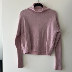 Cozy Pink Turtleneck Sweater